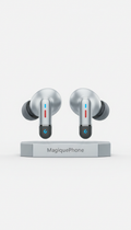 Silver Mist Wireless Earbuds